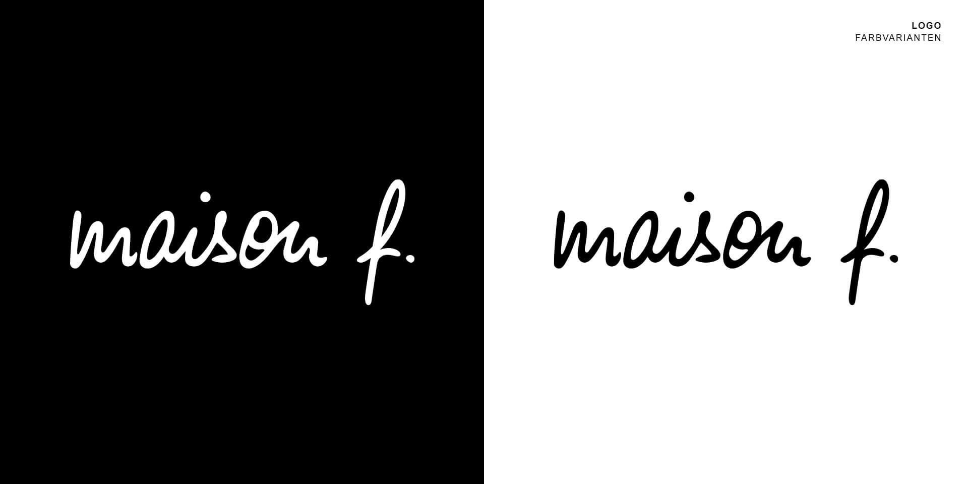 OUTFLUENCER | MAISON - F | Logodesign 2
